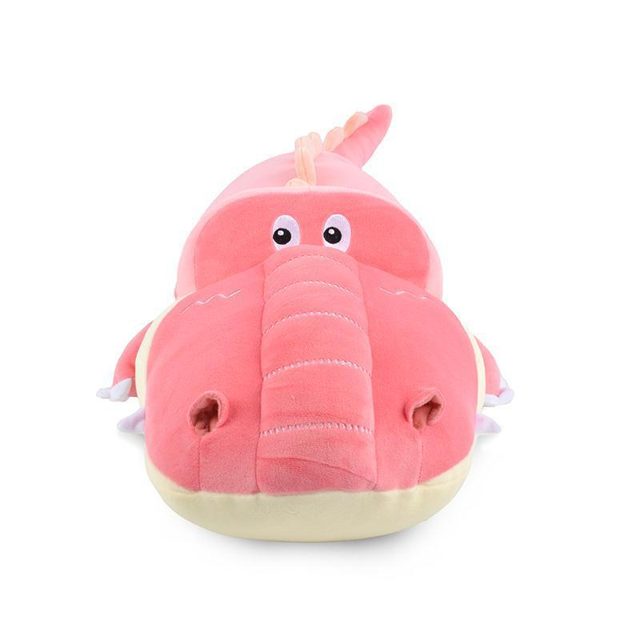 Pink Crocodile Cuddle Body Pillow