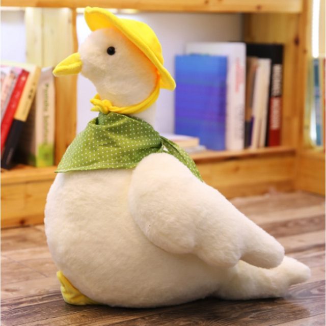 Sunhat Duck Plush with Green Scarf, 20cm โ photo 2