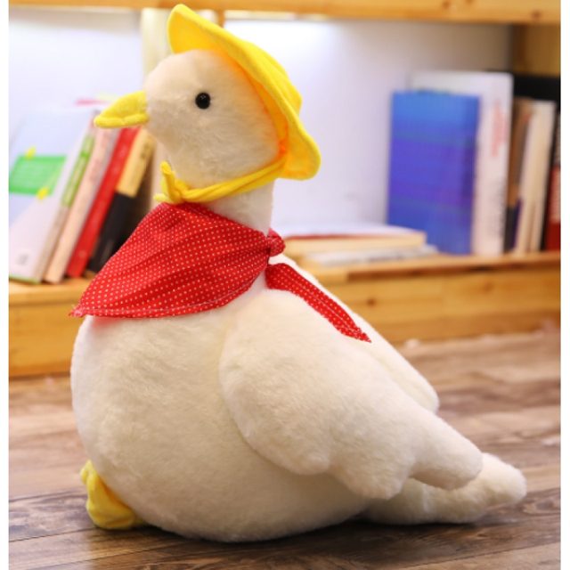 Sunhat Duck Plush with Red Scarf, 20cm โ photo 3