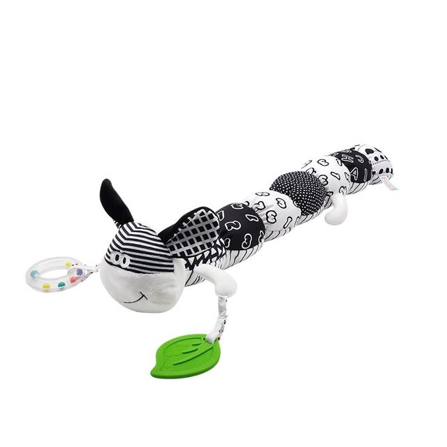 Black & White Zebra Baby Sensory Rattle Toy