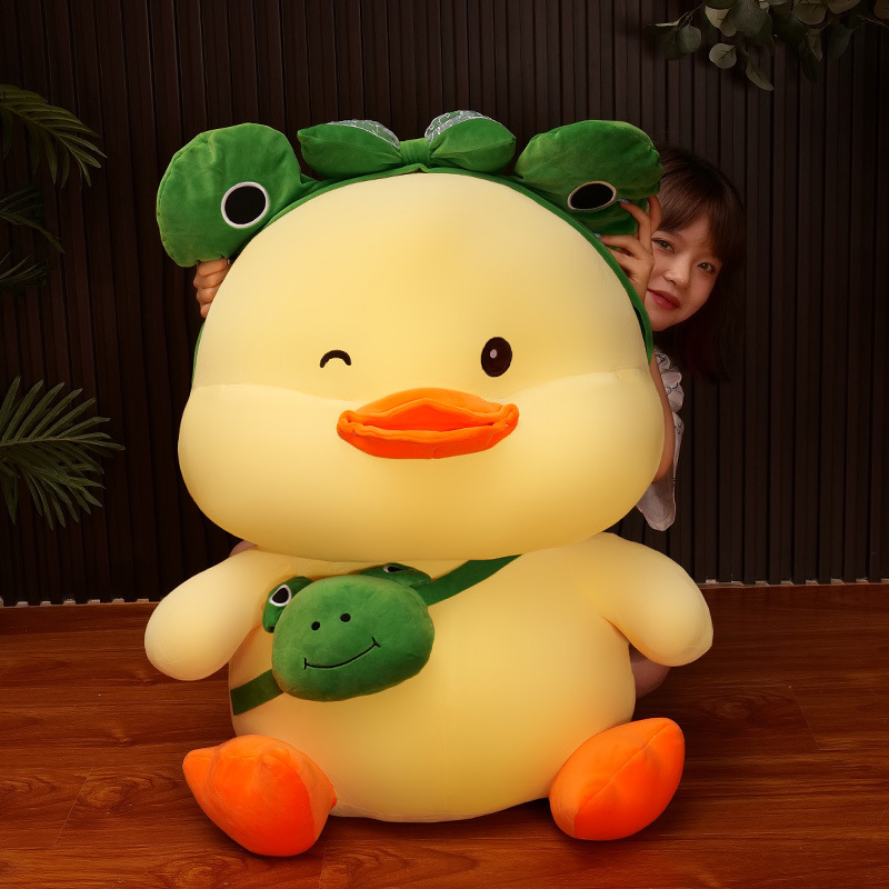 Cute Duck Plush With Rabbit Ears โ photo 4