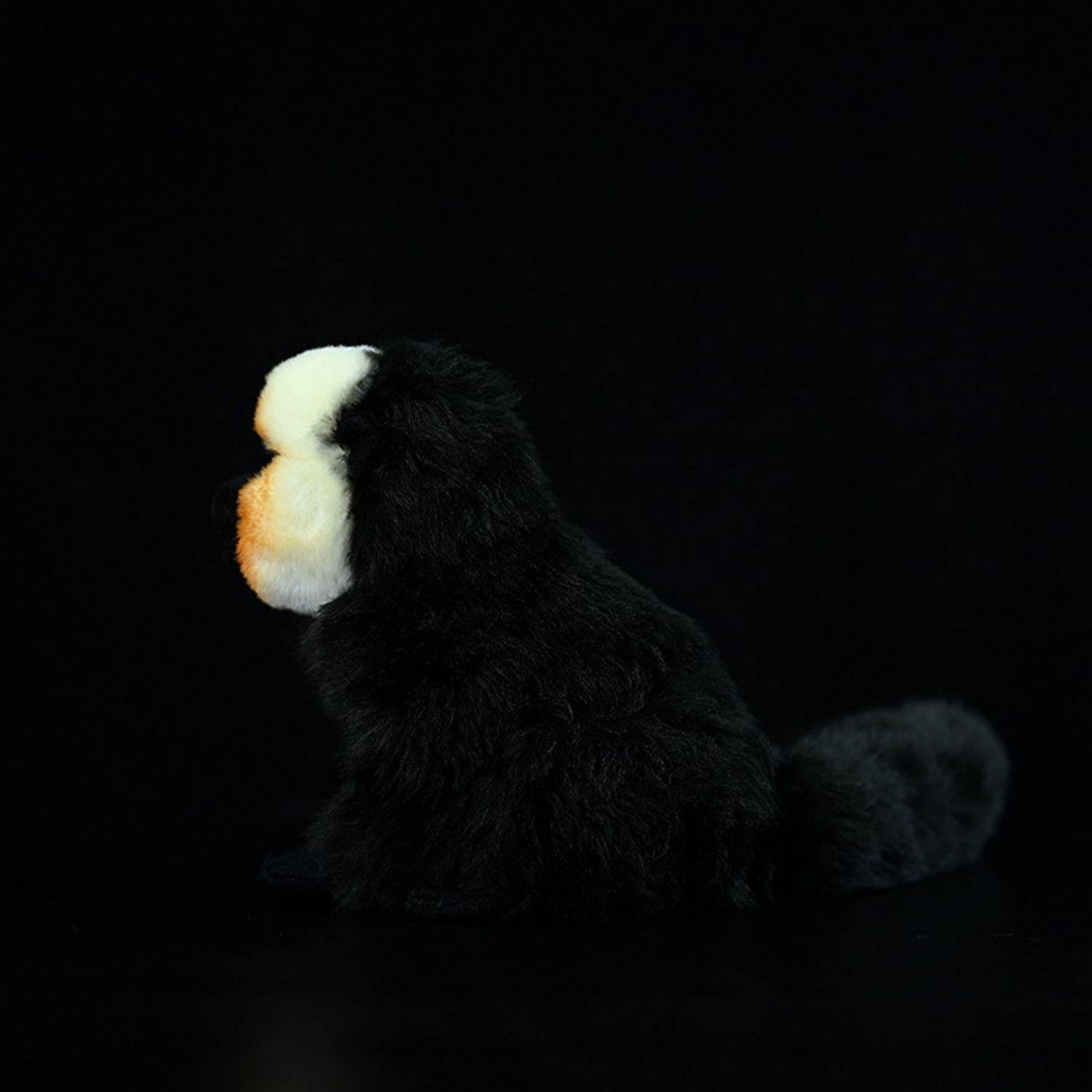 Realistic White-Faced Saki Monkey Plush โ photo 4