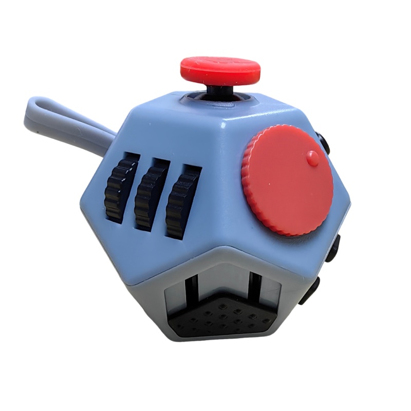 12-Sided Fidget Cube, All Black โ photo 3