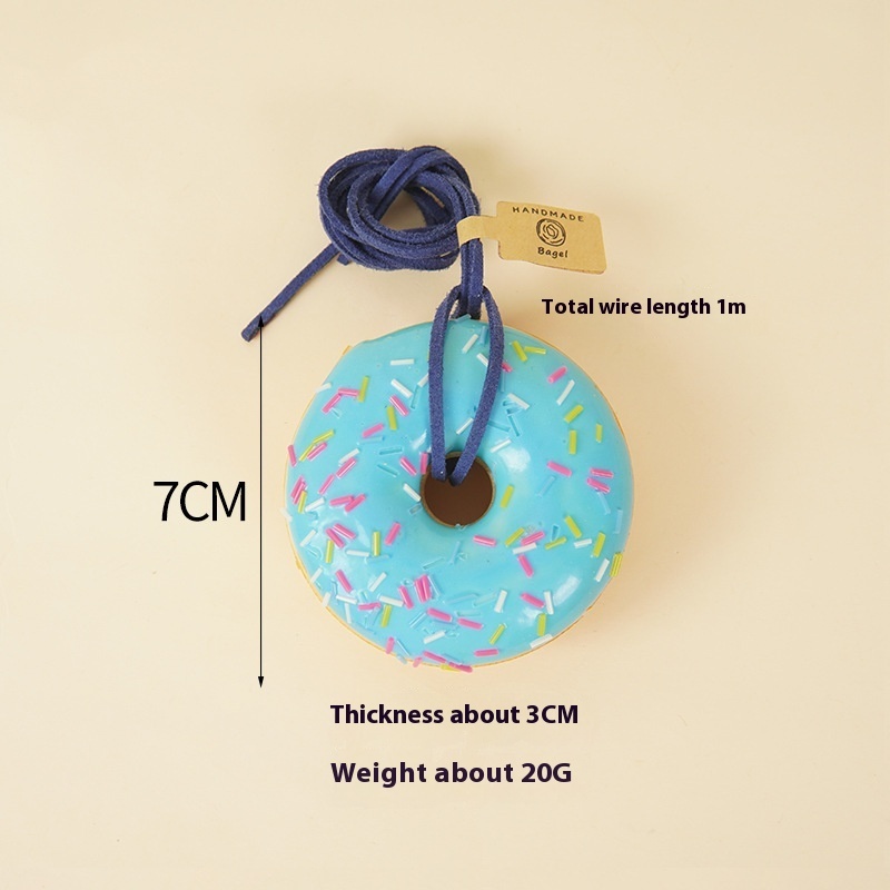 Sprinkle Donut Squishy Keychain โ photo 2