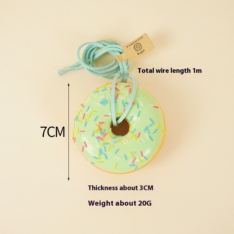 Sprinkle Donut Squishy Keychain โ photo 6