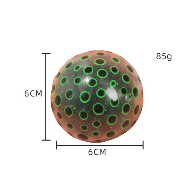 Green Water-Bead Squeeze Ball