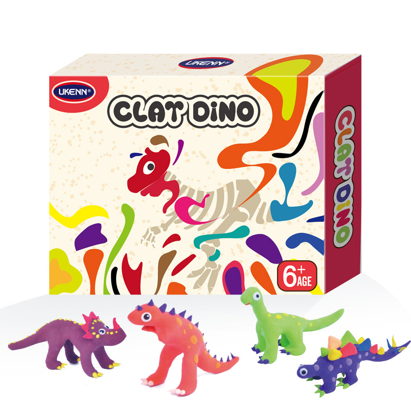 Air-Dry Clay Dinosaur Craft Set