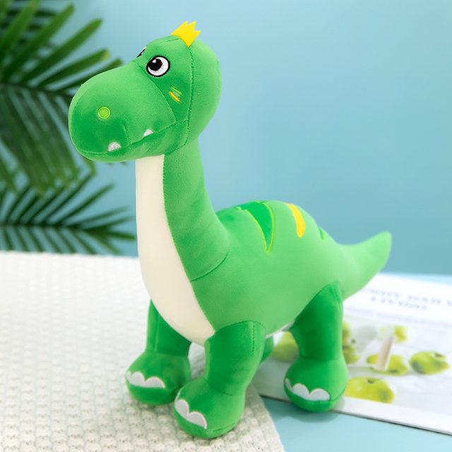 Crowned Green Dino Plush - 25cm โ photo 4