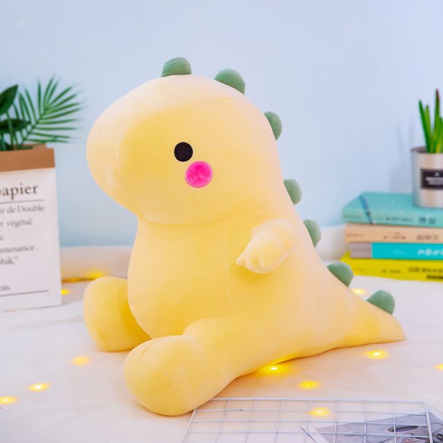 Chunky Yellow Baby Dino Plush