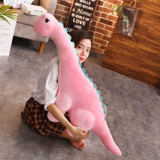 Pink Long-Neck Dino Plush โ photo 2