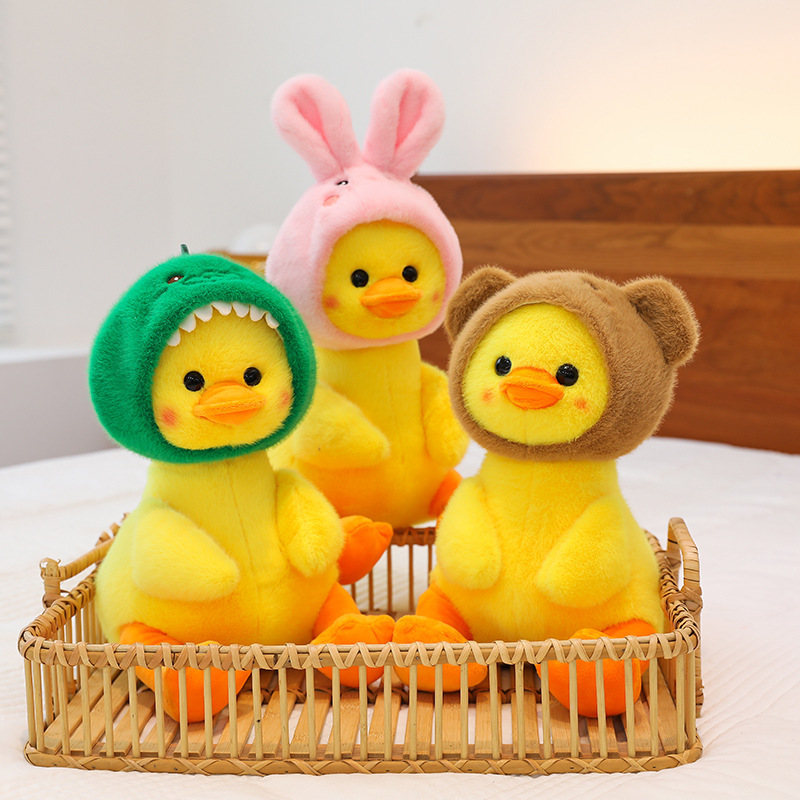 Duck in Dinosaur Hat Plush — photo 2