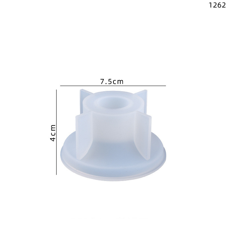 Lotus Flower Candle Holder Silicone Mold — photo 2