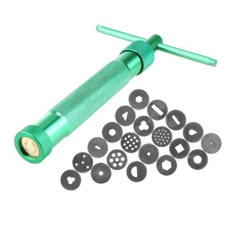 Clay Extruder Gun with 20 Interchangeable Discs โ photo 4