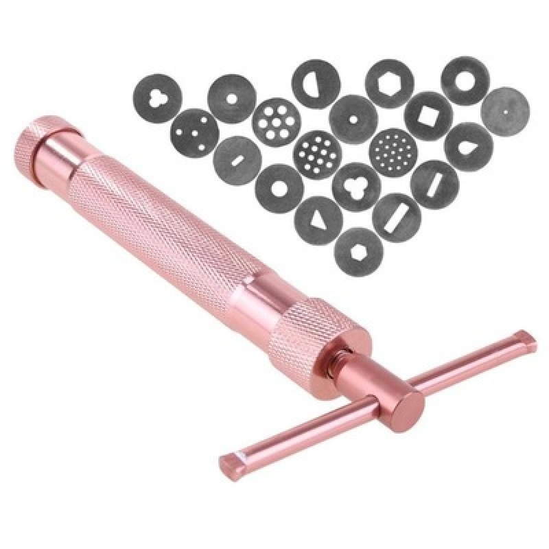 Clay Extruder Gun with 20 Interchangeable Discs โ photo 2