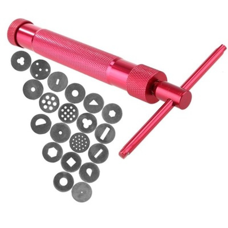 Clay Extruder Gun with 20 Interchangeable Discs โ photo 3