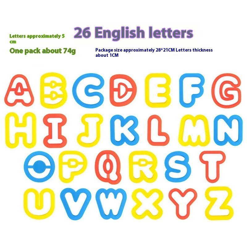 Alphabet Letter Clay Cutter Set, 26 Pieces
