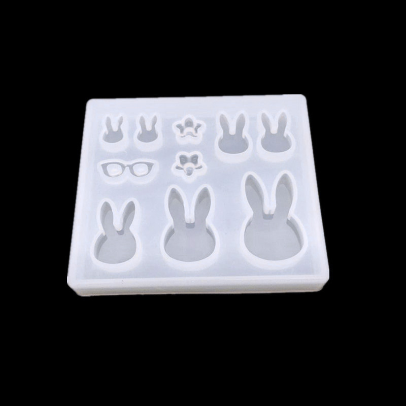 Bunny Charm Silicone Resin Mold with Accessories