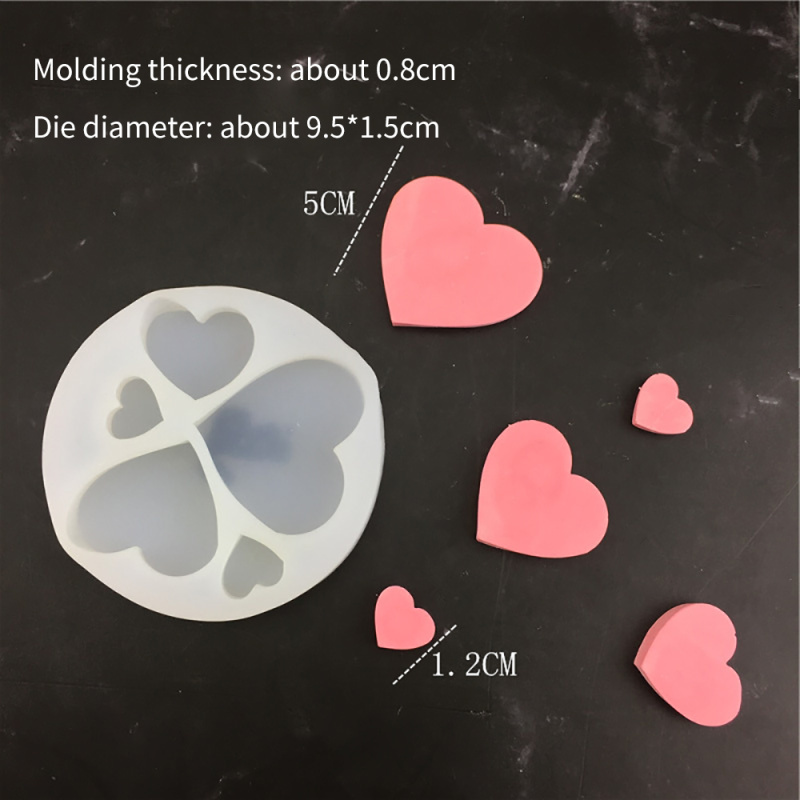 Five-Star Silicone Resin Mold, Assorted Sizes โ photo 2