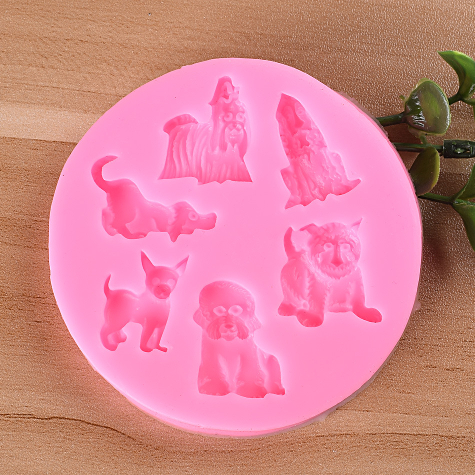 Dog Lion Tiger Bear Silicone Mold
