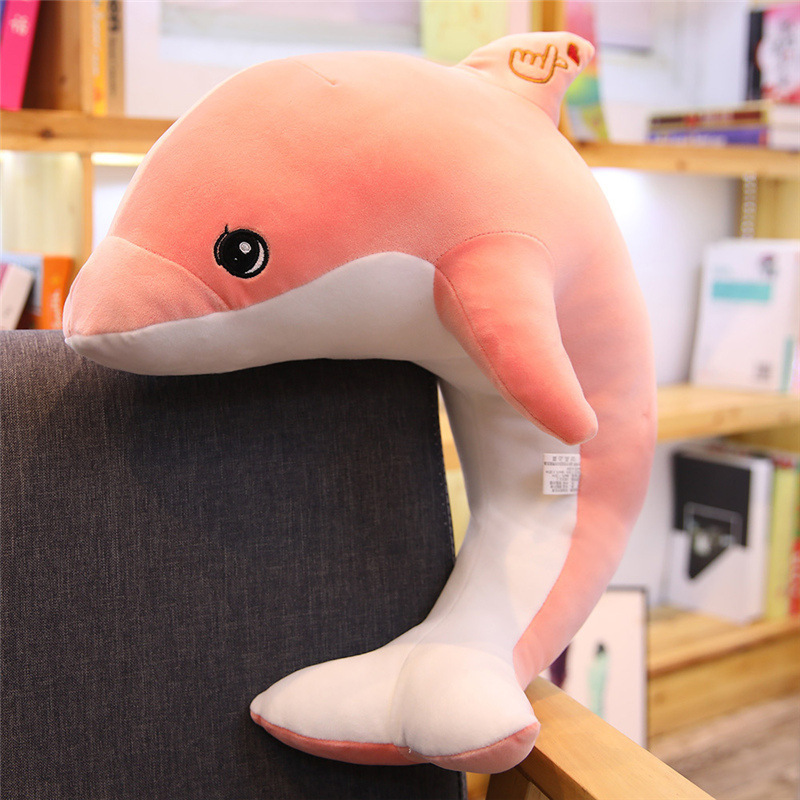 Large Curved Dolphin Plush โ photo 3