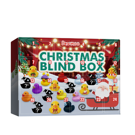 Christmas Rubber Duck Advent Squeeze Toy Set โ photo 3