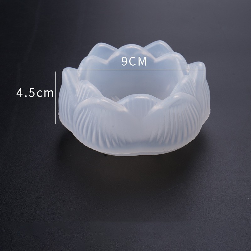 Lotus Flower Silicone Candle Holder Mold