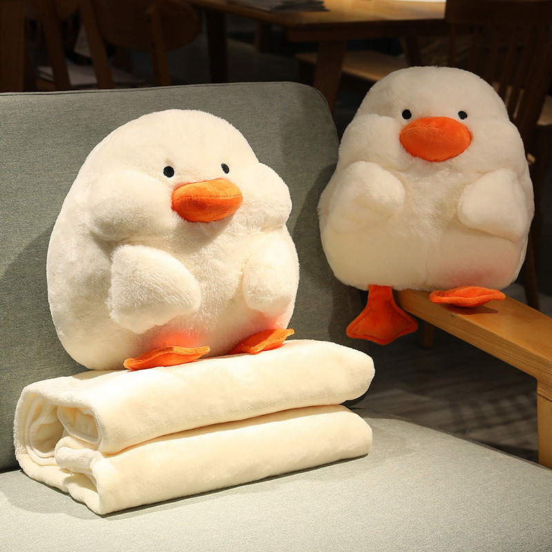 Duck-Shaped Hand Warmer Plush — photo 2