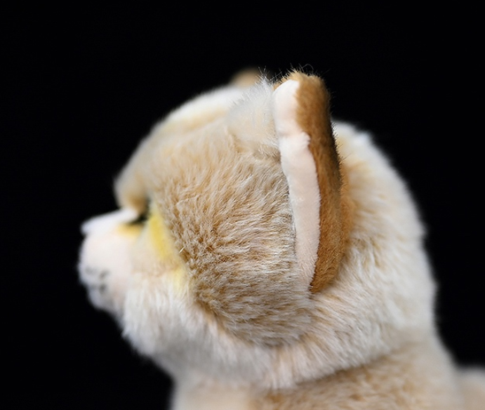 Realistic Sand Cat Sitting Plush โ photo 3