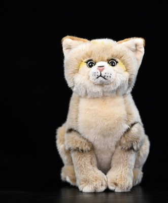 Realistic Sand Cat Sitting Plush โ photo 5
