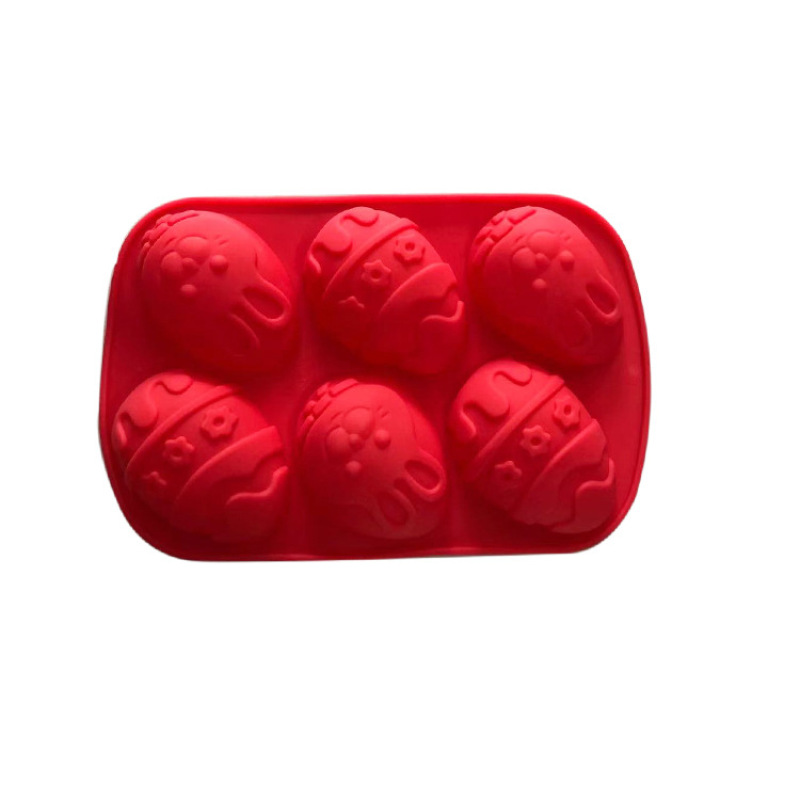 Easter Egg & Bunny 6-Cavity Silicone Mold — photo 3