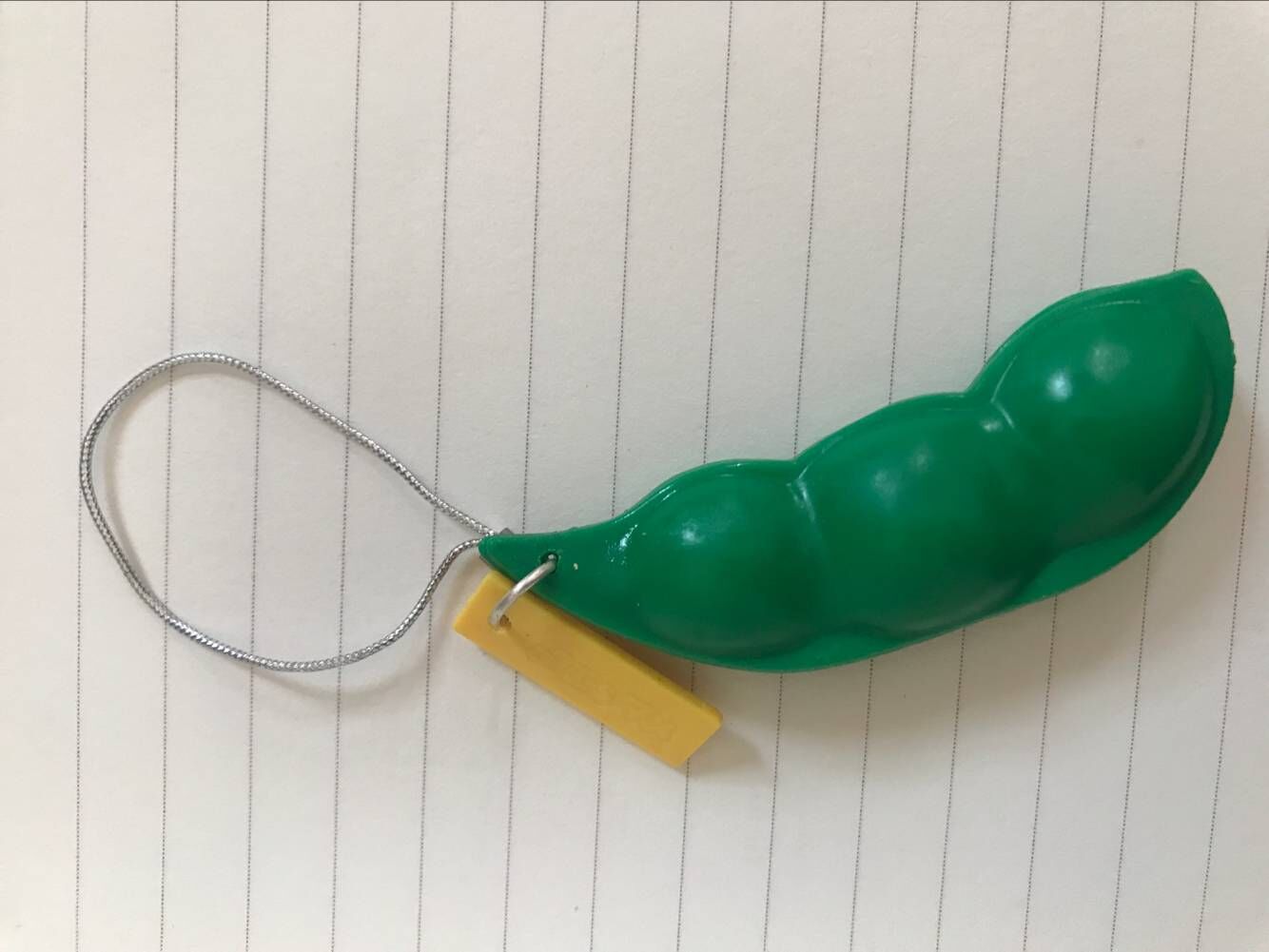 Pop-a-Pea Edamame Pod Keychain
