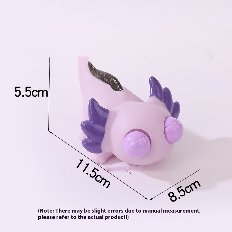 Bulging-Eye Axolotl Squeeze Toy โ photo 3