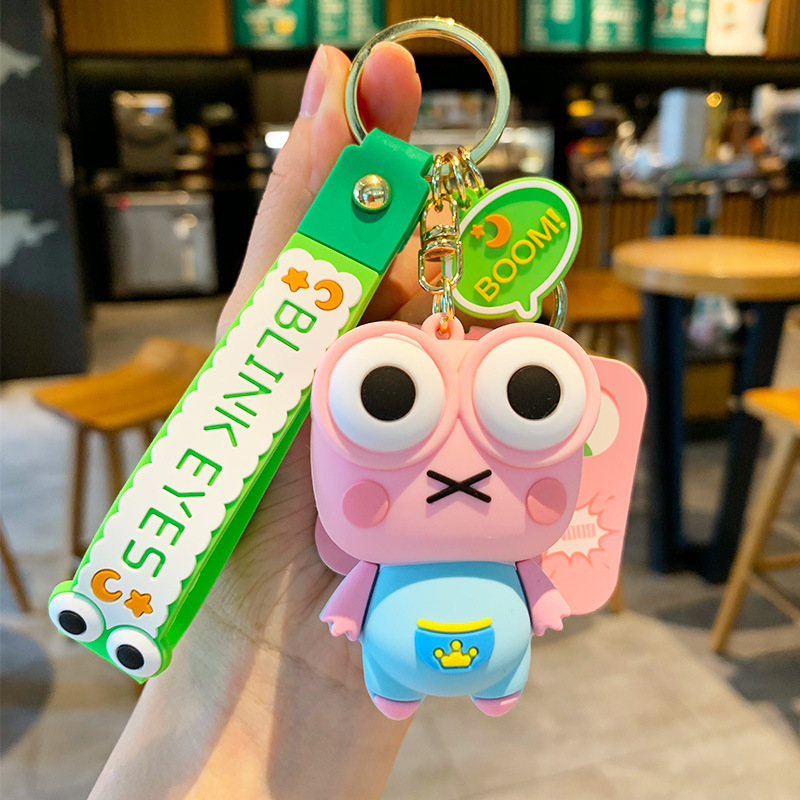 Big-Eyed Frog Bag Charm Keychain