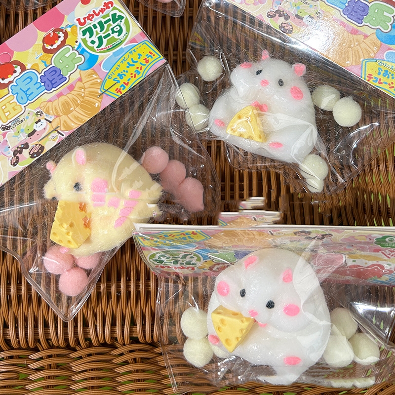 Chubby Flocked Hamster Plush โ photo 2