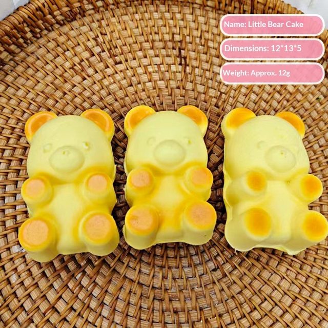 Honey Teddy Bear Bread Squishy