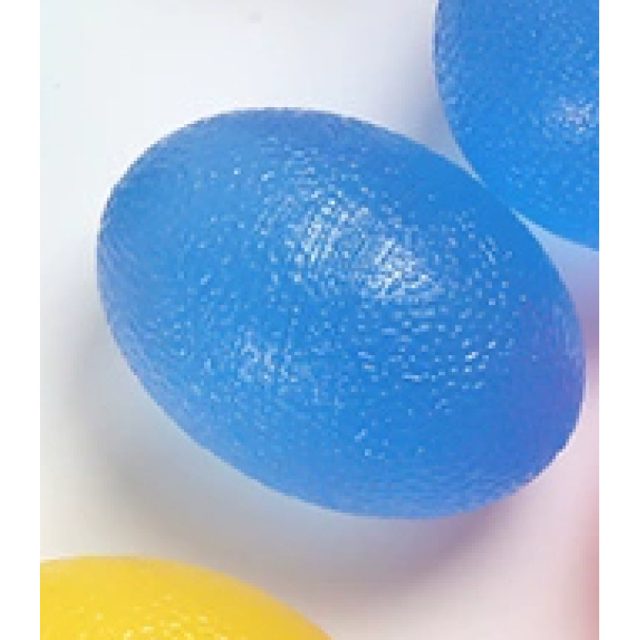 Ocean-Blue Egg Squeeze Stress Ball