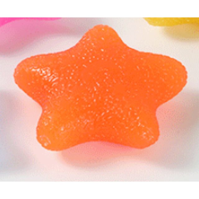 Orange Squishy Star Stress Ball