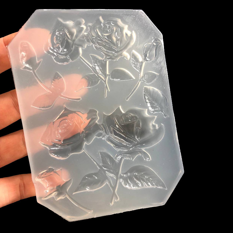 Rose & Butterfly Silicone Resin Mold