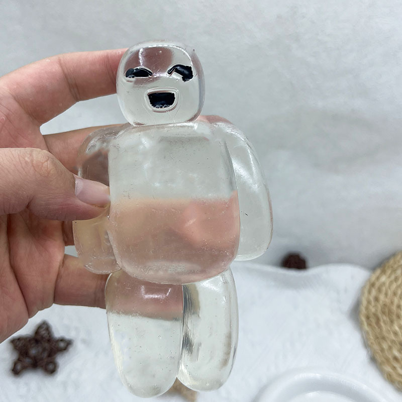 Clear Jelly Man Stretch Squishy