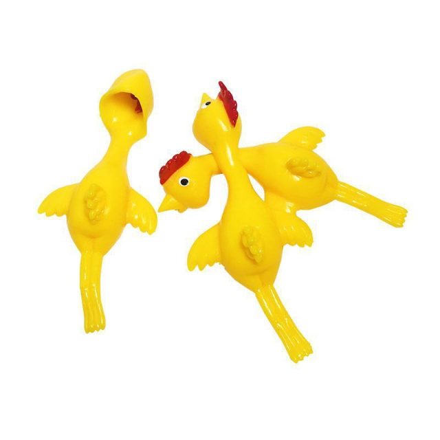 Slingshot Flying Chicken Prank Toy