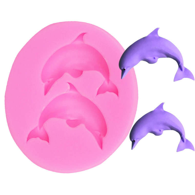 Dolphin Silicone Fondant Mold