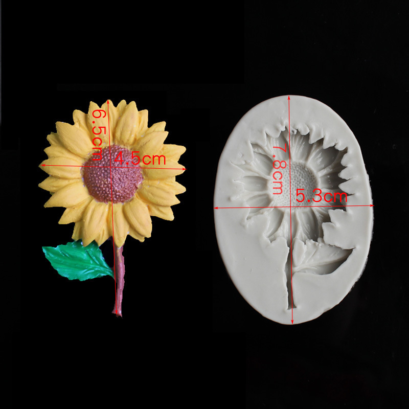 Sunflower Silicone Fondant & Resin Mold