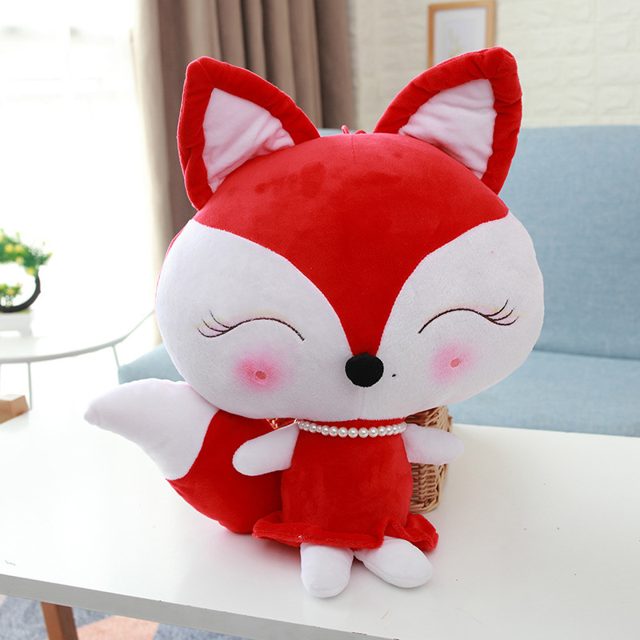 Blushing Sweetheart Fox Plush, Red 50cm โ photo 4