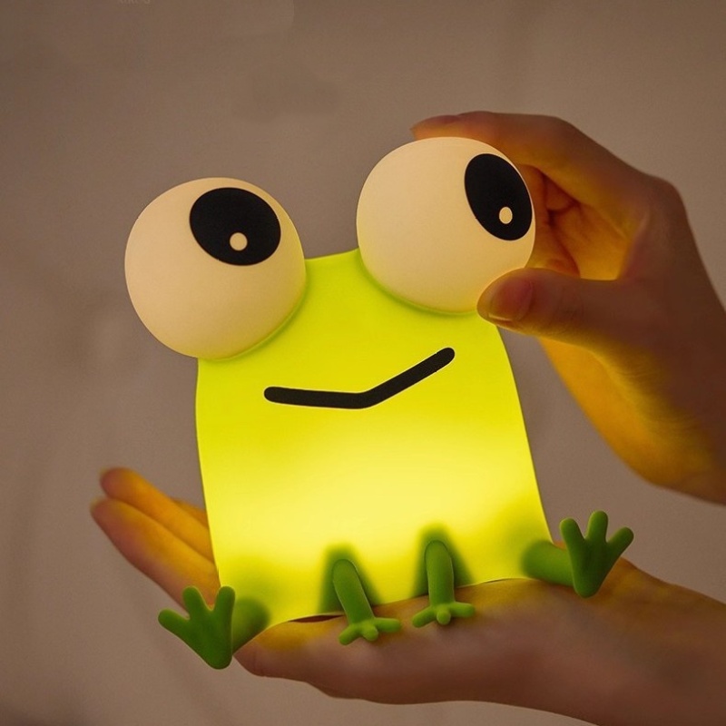 Big-Eye Frog Silicone Squeeze Night Light