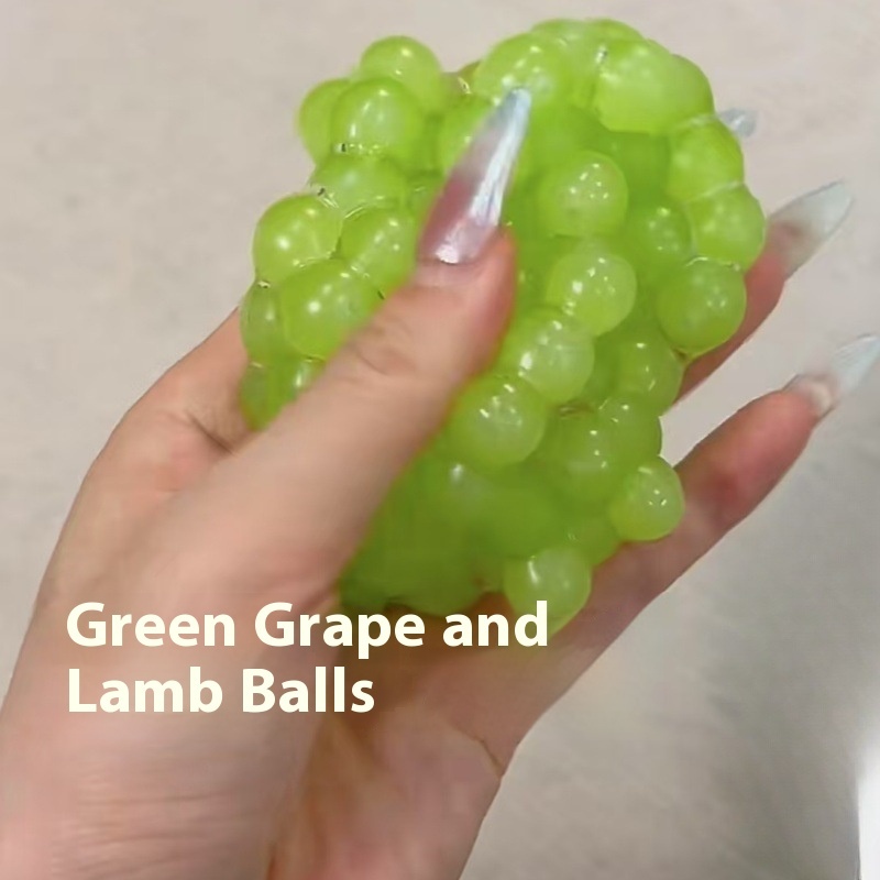 Grape Mesh Squeeze Ball Stress Toy