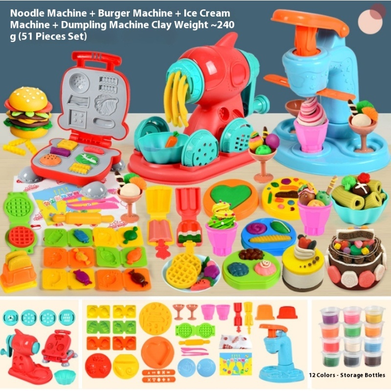 Noodle Maker Clay Playset, 38 Pieces โ photo 2