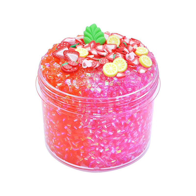 Blueberry Crunch Clear Slime with Charms — photo 2