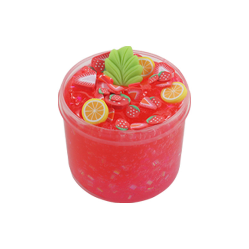 Blueberry Crunch Clear Slime with Charms — photo 4