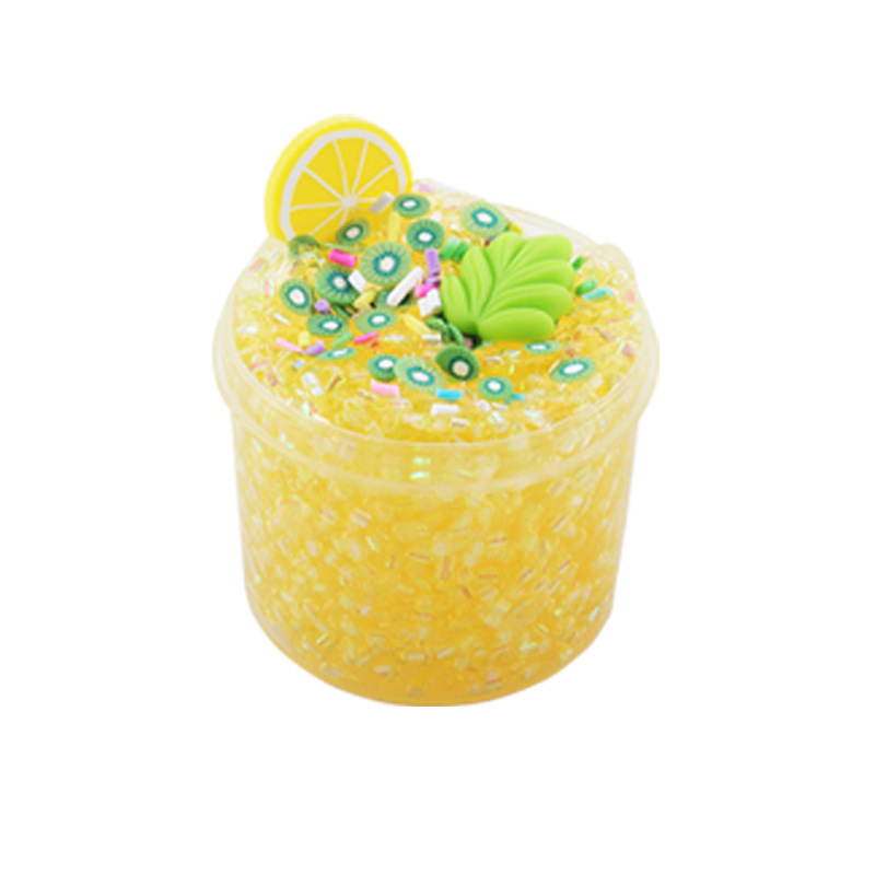 Blueberry Crunch Clear Slime with Charms — photo 6