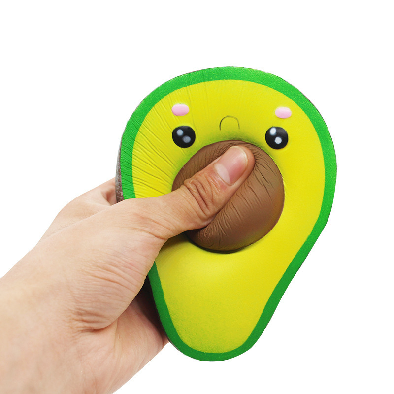 Kawaii Avocado Slow-Rise Squishy